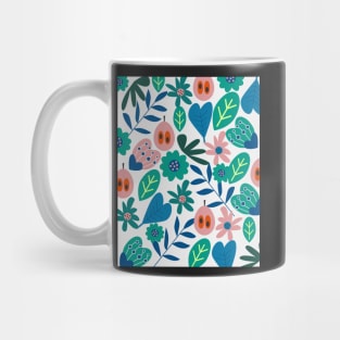 Lively fresh fruits and flowers Mug